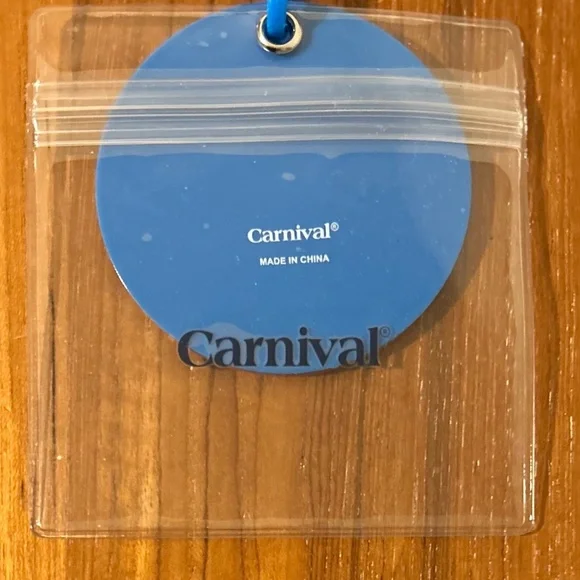 Carnival Cruise Happy Birthday Cruise Lanyard and Medal Medallion - Picture 5 of 5